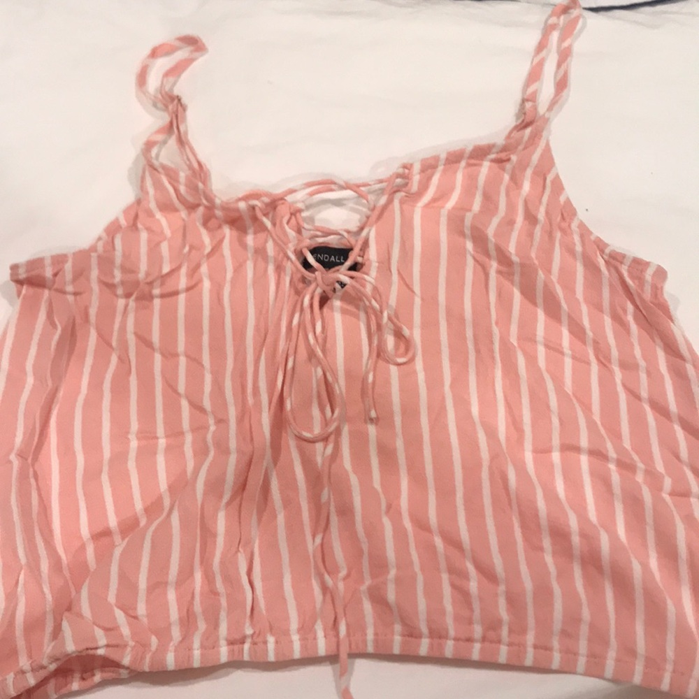 Pink crop top